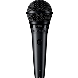 Shure Cardioid Dynamic Microphone w/ Switch & XLR Cable