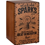 Pearl Electronic Crate Style Cajon, Willie Seymour Sparks Graphic Finish