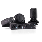 Arturia MiniFuse 2 Recording Pack With Audio Interface and Headphones, Black