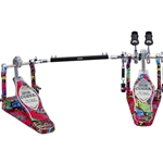 Tama HP900PWMPR 50th Limited Iron Cobra Marble Double Drum Pedal – Psychedelic Rainbow