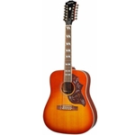 Epiphone Inspired by Gibson Masterbilt Hummingbird 12 String - Aged Cherry Sunburst acoustic guitar