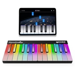 Gemini 24-Key Smart Wireless Midi Keyboard - Portable Learning Piano With Light-Up Keys