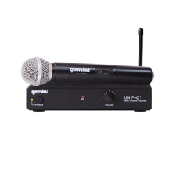 Gemini Single Channel UHF Wireless System Handheld