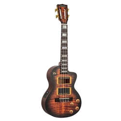 Mahalo Artist Elite Series Graphics Tenor Electric Ukulele With Bag, Electric Guitar