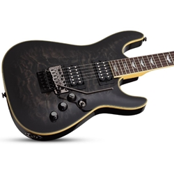 Schecter Omen Extreme-6 FR 6 String Electric Guitar - See-Thru Black