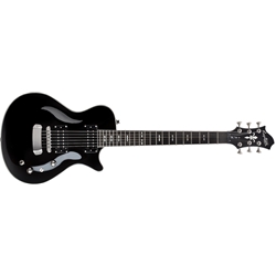 Hagstrom Ultra Swede 6-String Electric Guitar, Black Gloss